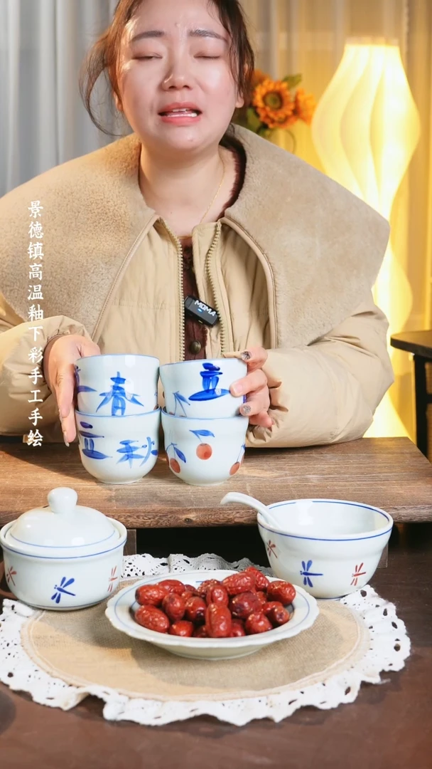 【闪购商品】碗景德镇高温釉下彩手绘陶瓷