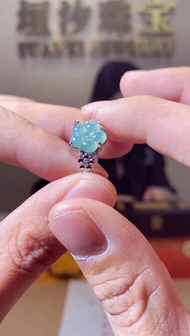 【闪购商品】翡翠戒指合金天然A货翡翠（多样性发货）