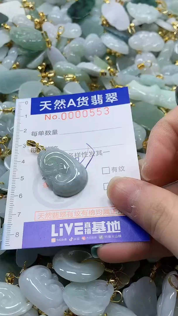 颈饰未镶嵌翡翠纯天然a货翡翠