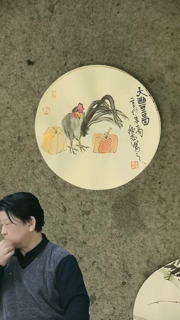 国画温德志老师禅意小品   33cm 镜心