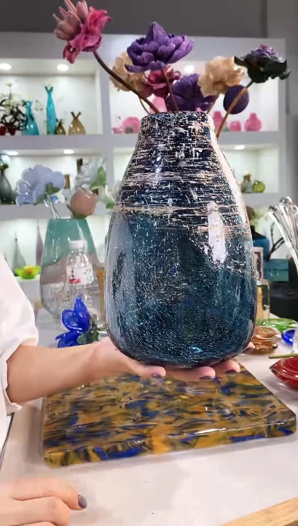 慕忆家手作琉璃花瓶