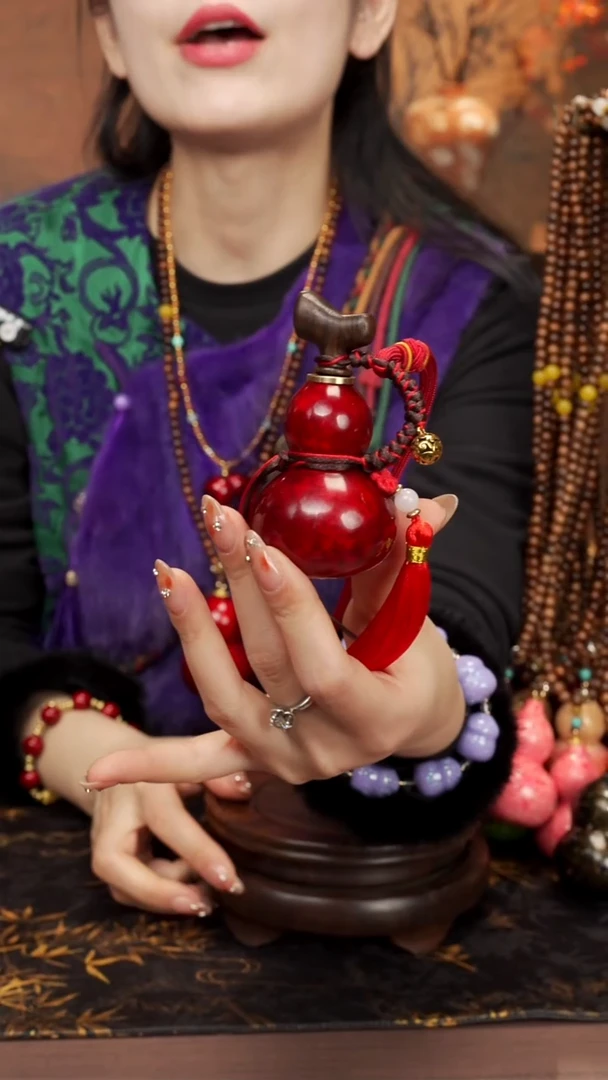 545 --大漆开口小葫芦----178