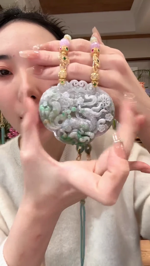 【闪购商品】翡翠颈饰未镶嵌国风