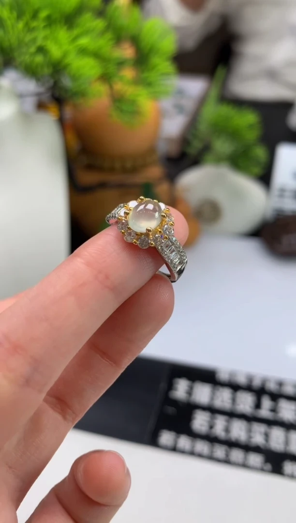 未镶嵌戒指翡翠十****康---106385
