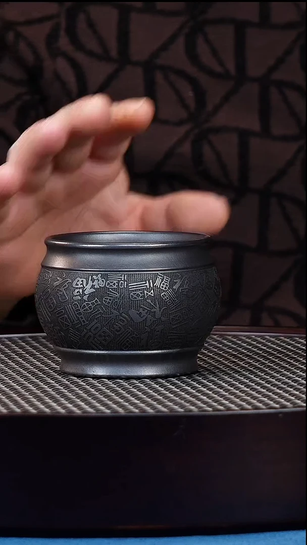 茶杯紫砂宜兴原矿紫砂