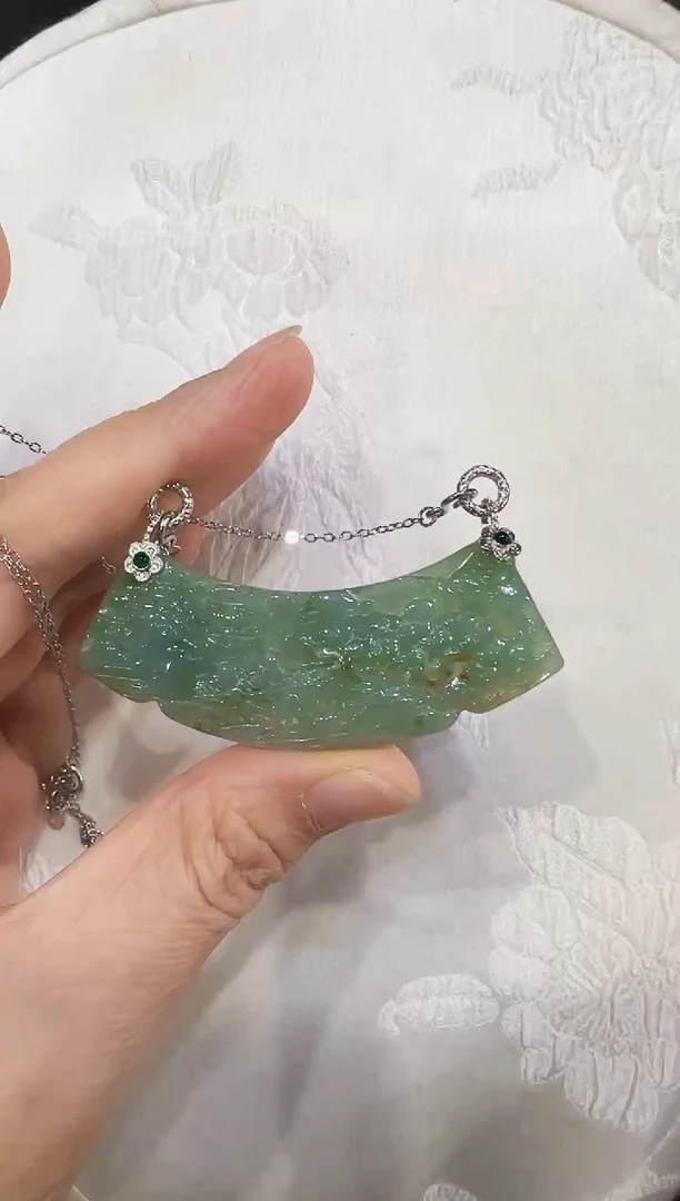 颈饰未镶嵌翡翠国风