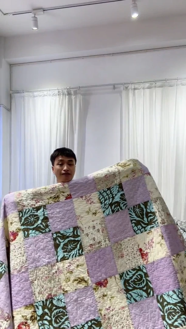 棉220*240纯棉床盖111号微瑕