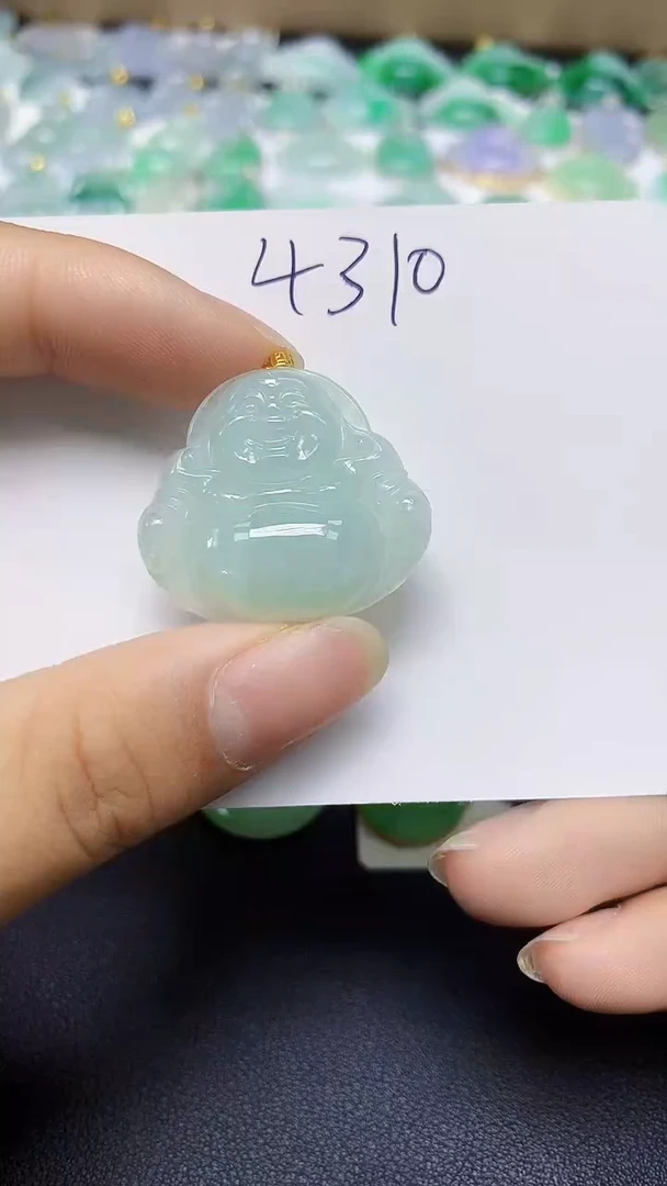 翡翠未镶嵌颈饰天然缅甸翡翠A货