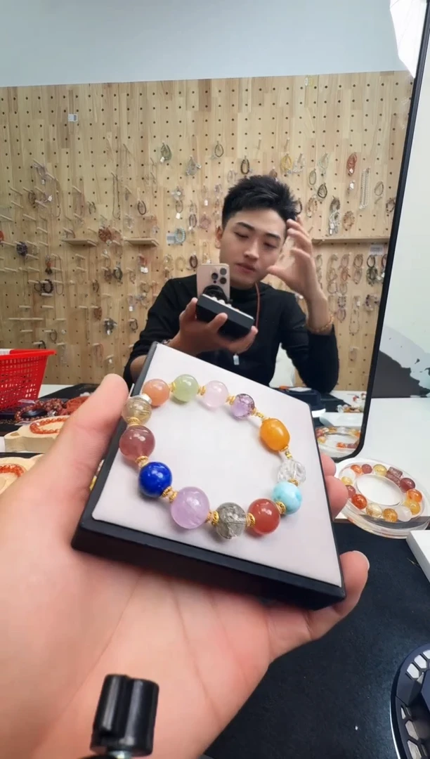 未镶嵌手链水晶村0214 约11mm 多样性发一件