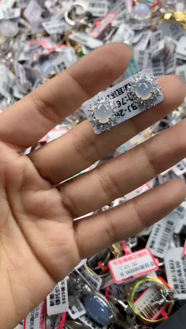 银S925镶嵌戒指翡翠16    2