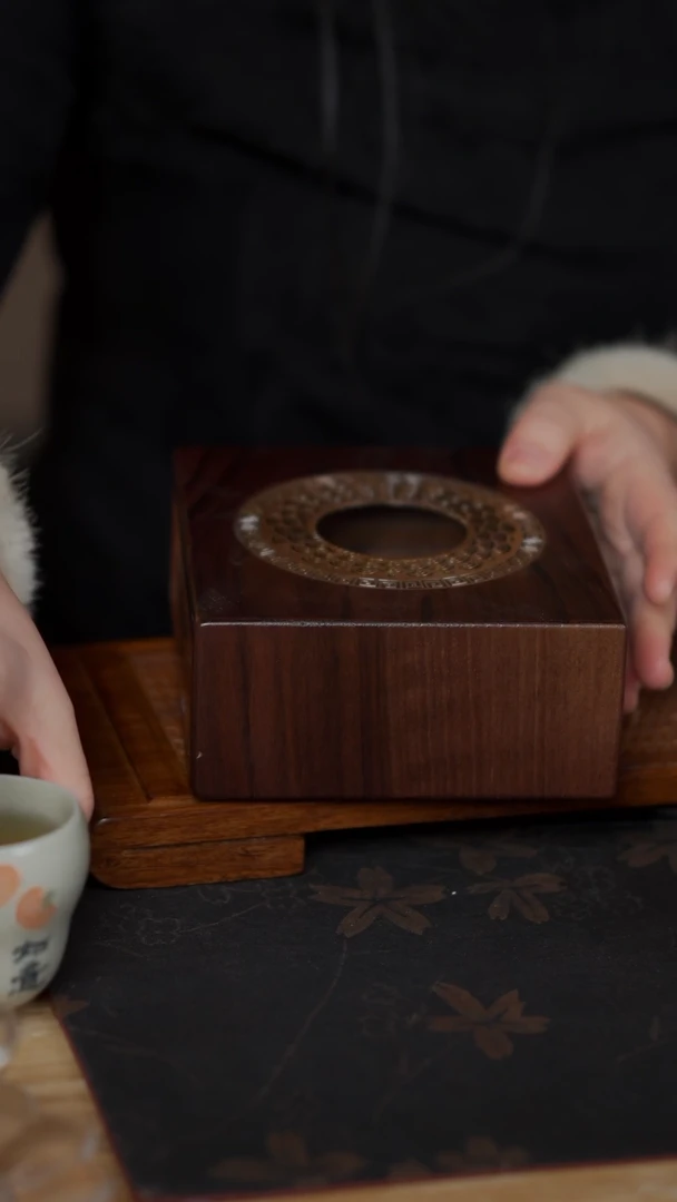 【闪购商品】胡桃木 温茶器