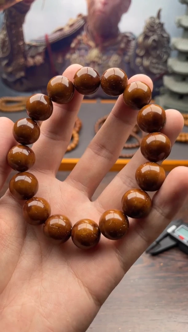 紫金鼠手串6号光珠