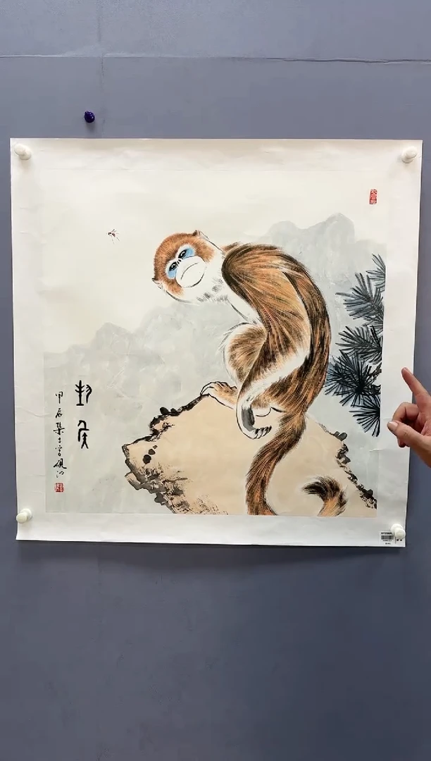 【闪购商品】绘画刘伟-4平尺-动物-纸片