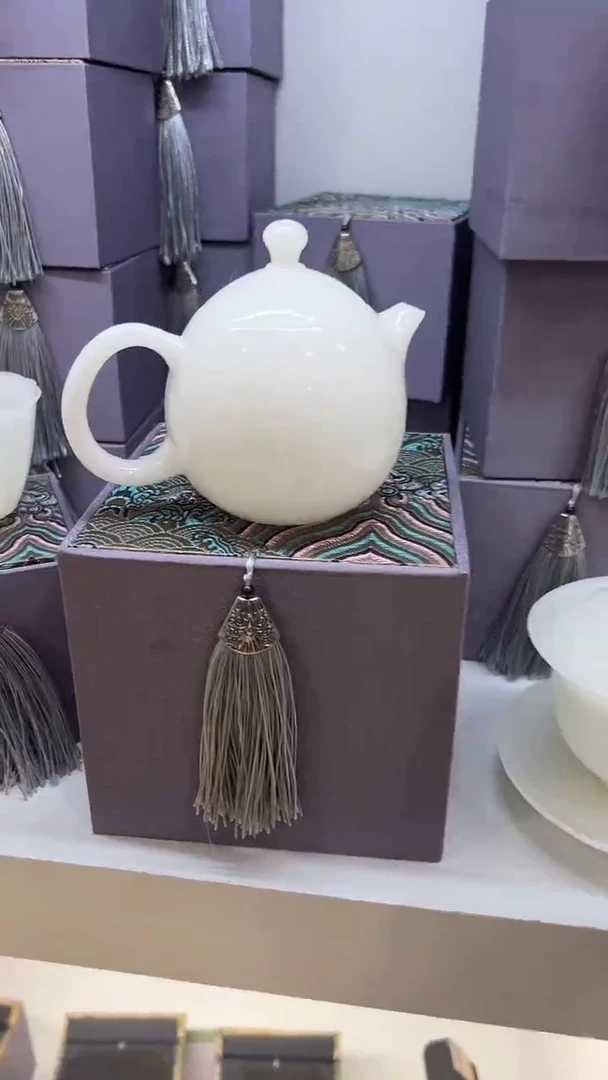 龙泉云间青瓷小米茶器