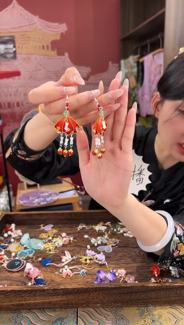 【闪购商品】织绣苏绣世家非遗手工（耳环）