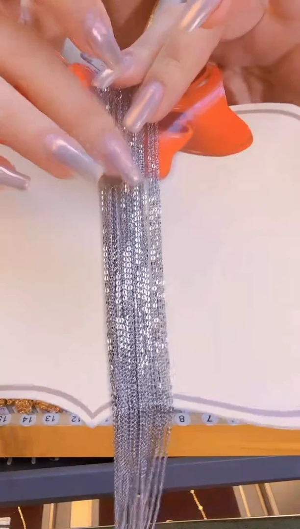 福利45cm固定白闪o链1.18g（多样性发货）