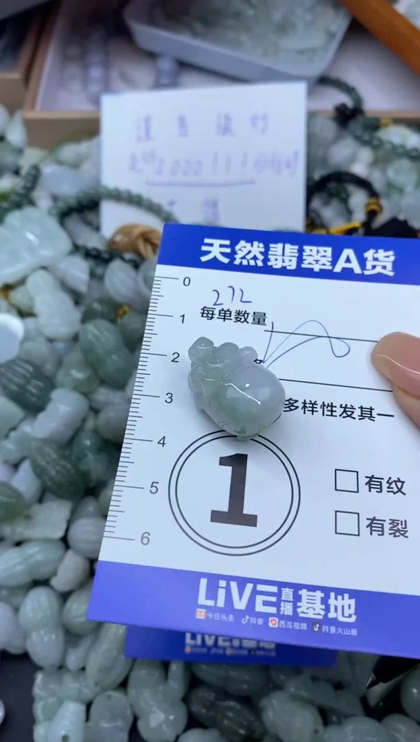 颈饰未镶嵌翡翠天然翡翠A货批量多样性发一件