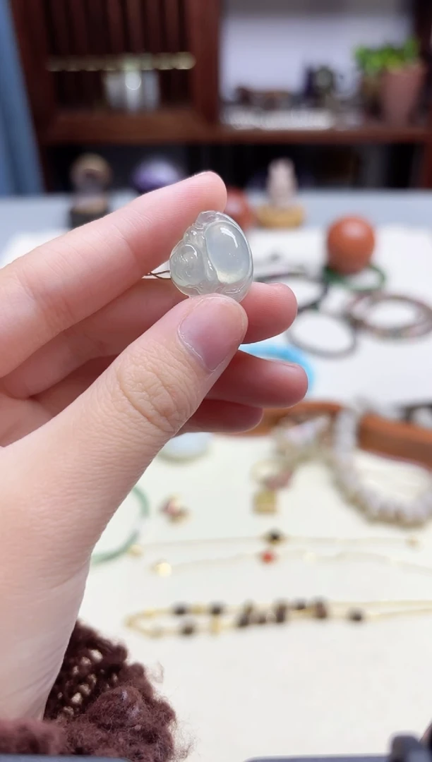 颈饰未镶嵌翡翠翡翠佛公配饰YD