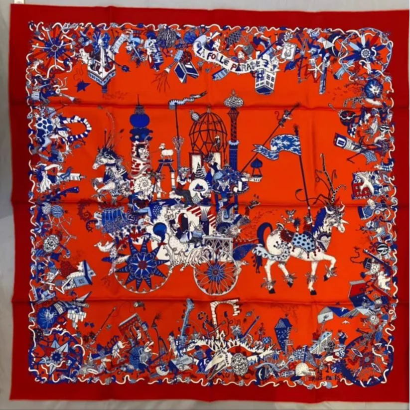 未使用 Hermes/爱马仕 海囤/爱马仕/丝巾/qy93120