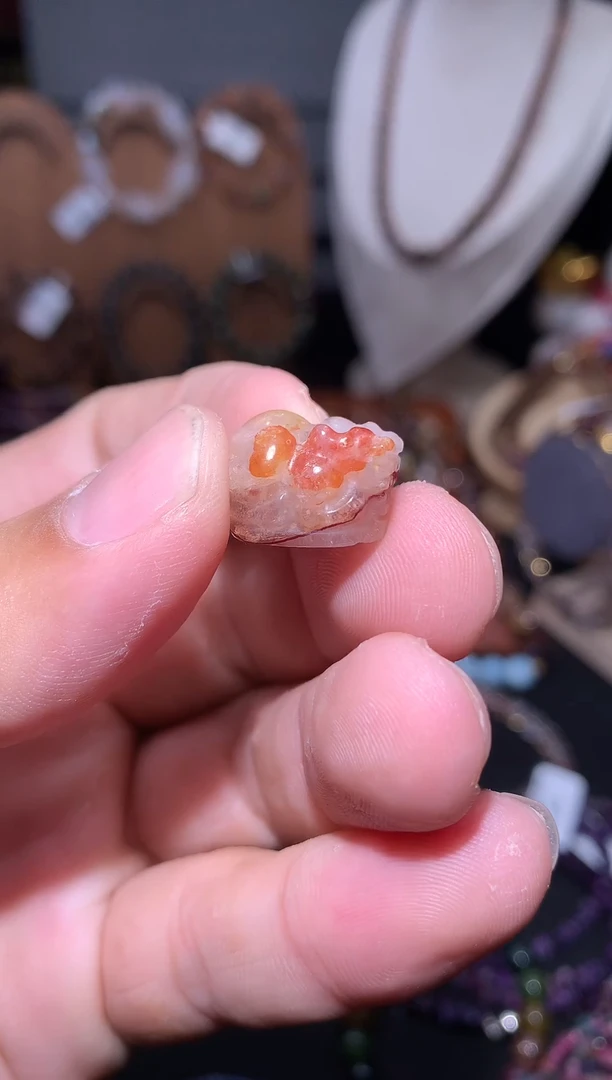 未镶嵌珠宝半成品水晶胶花貔貅单颗