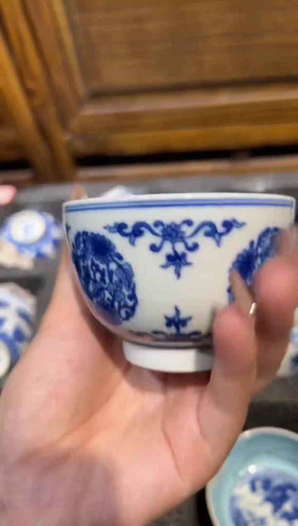 瓷片景德镇瓷器茶器茶杯