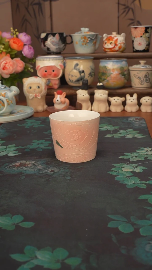 壹心 玫瑰猪口杯