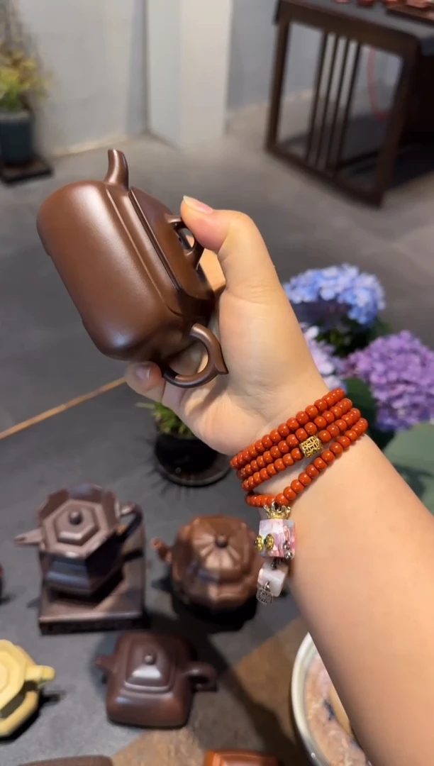 茶壶紫砂长四方 紫砂壶