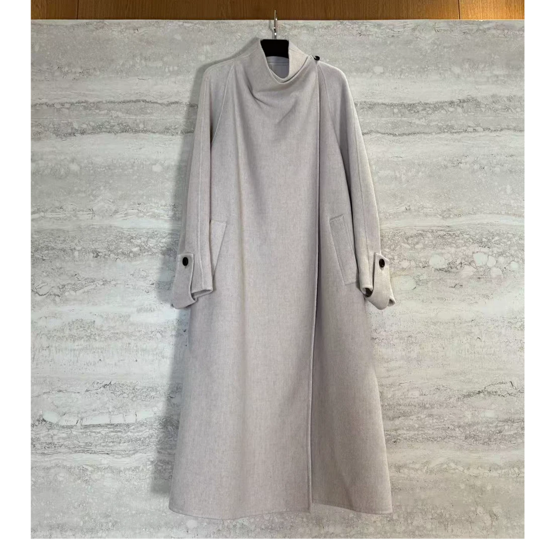 TANTAN 时尚气质宽松中长款秋冬韩版大衣3627