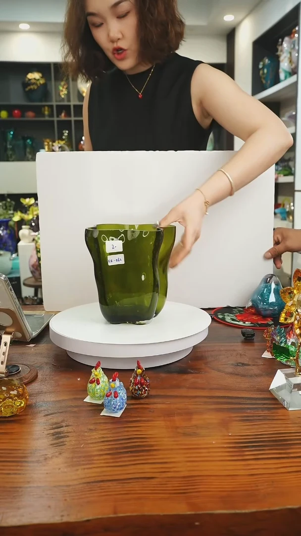 琉璃手工艺品外贸尾货花瓶247