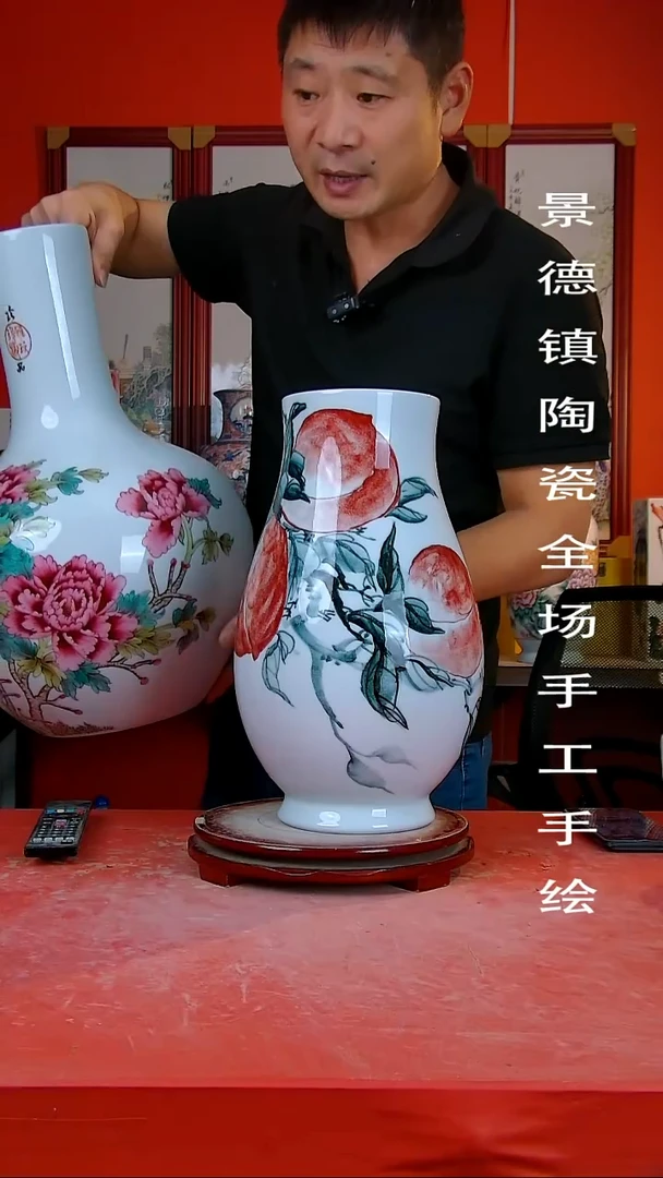 摆件o****o景德镇陶瓷 全场手工手绘