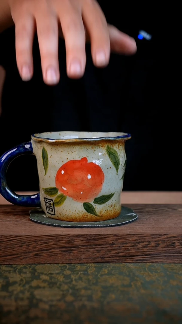 摆件泥垚手作 景德镇手工手绘器物 微瑕