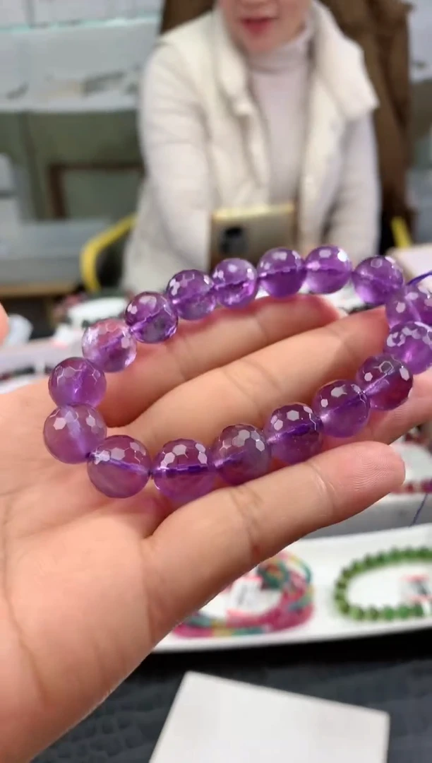【闪购商品】紫晶手串未镶嵌多样性发一条