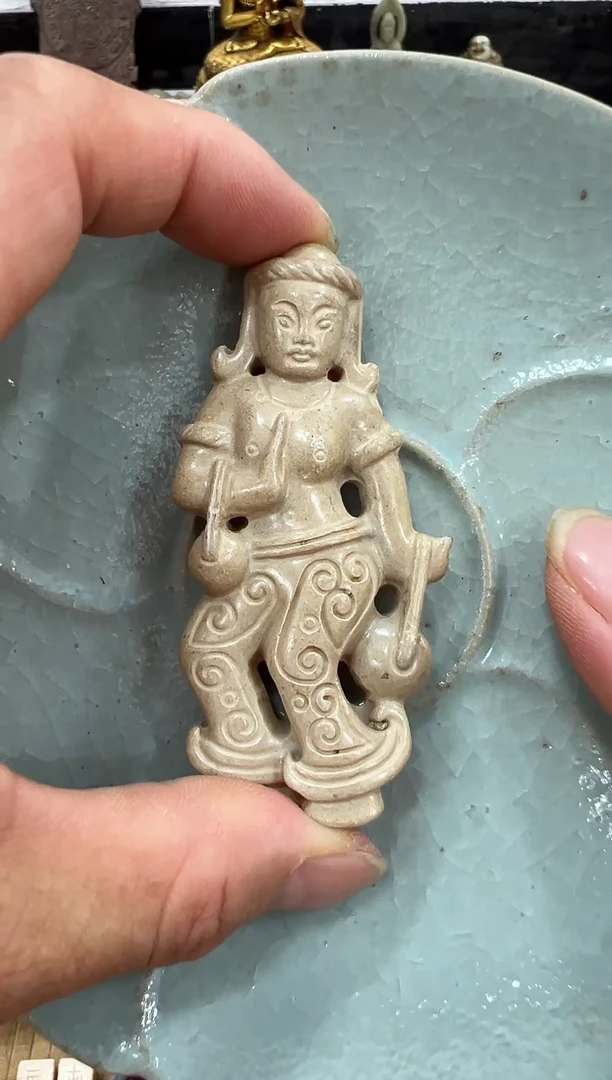 瓷片手工，手绘，陶瓷
