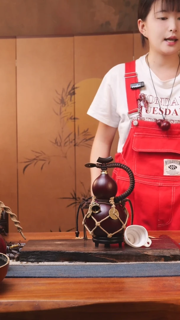 1654号精品大漆葫芦防腐防渗装水茶酒