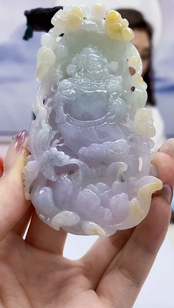 定制翡翠未镶嵌4829jw-毛货挂件95