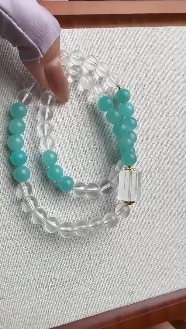 水晶手链未镶嵌蚂蚁家小清新水晶手串