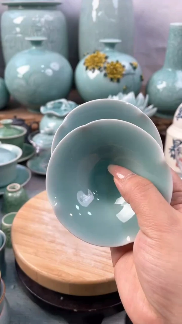 【闪购商品】特价 微瑕 慧仙青瓷