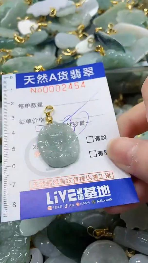 颈饰未镶嵌翡翠纯天然a货翡翠