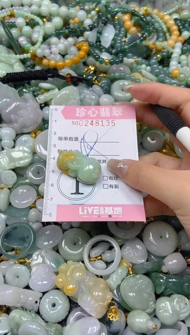 翡翠未镶嵌颈饰闪购0248135