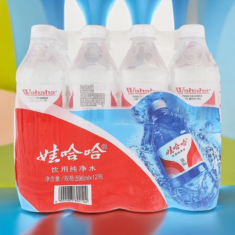 Wahaha/娃哈哈饮用纯净水7152ml(596ml*12瓶)