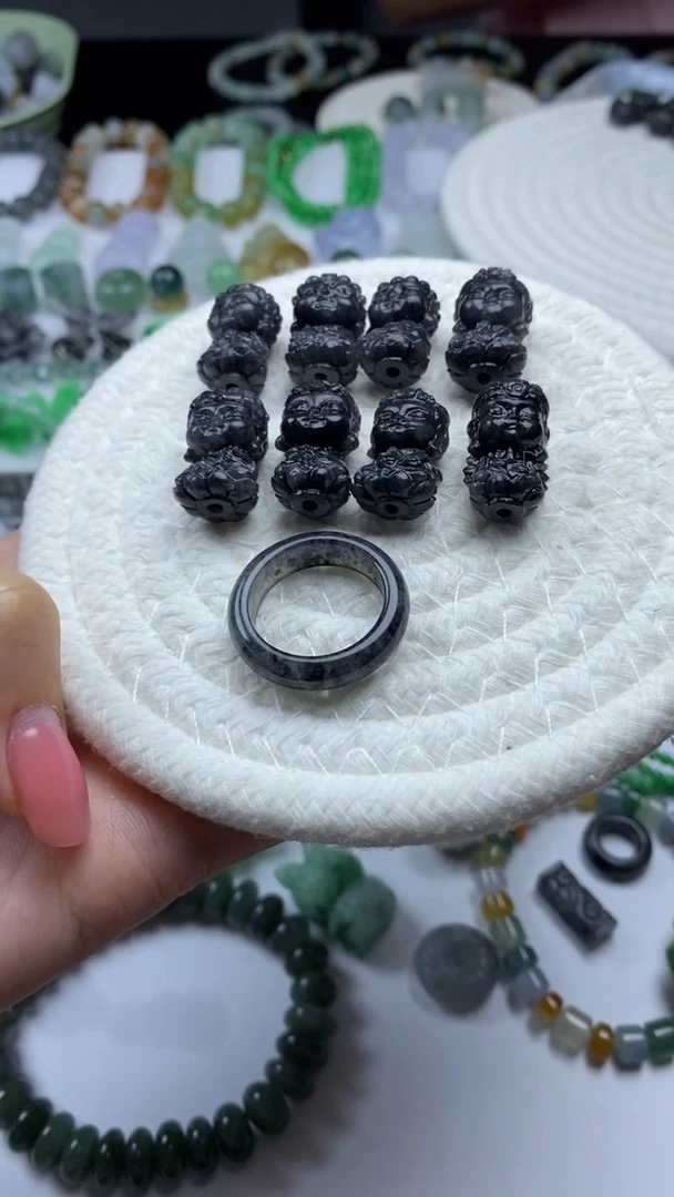 定制翡翠未镶嵌弛毛货定制不退不换