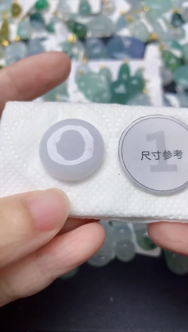 颈饰未镶嵌翡翠天然缅甸A货翡翠