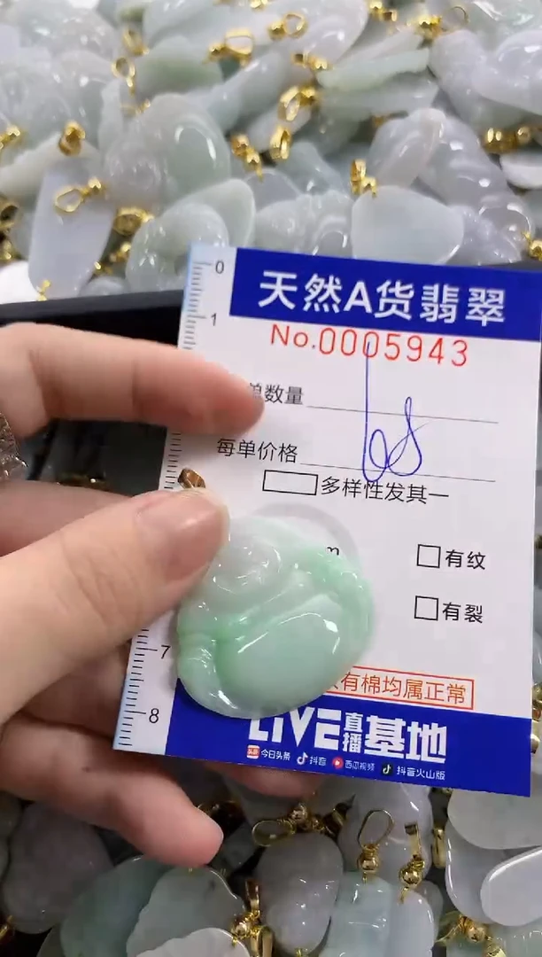 颈饰未镶嵌翡翠天然A货翡翠