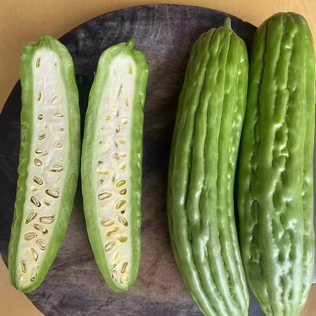 农家自种苦瓜新鲜现摘大肉广东凉瓜餐厅适用奶茶榨汁