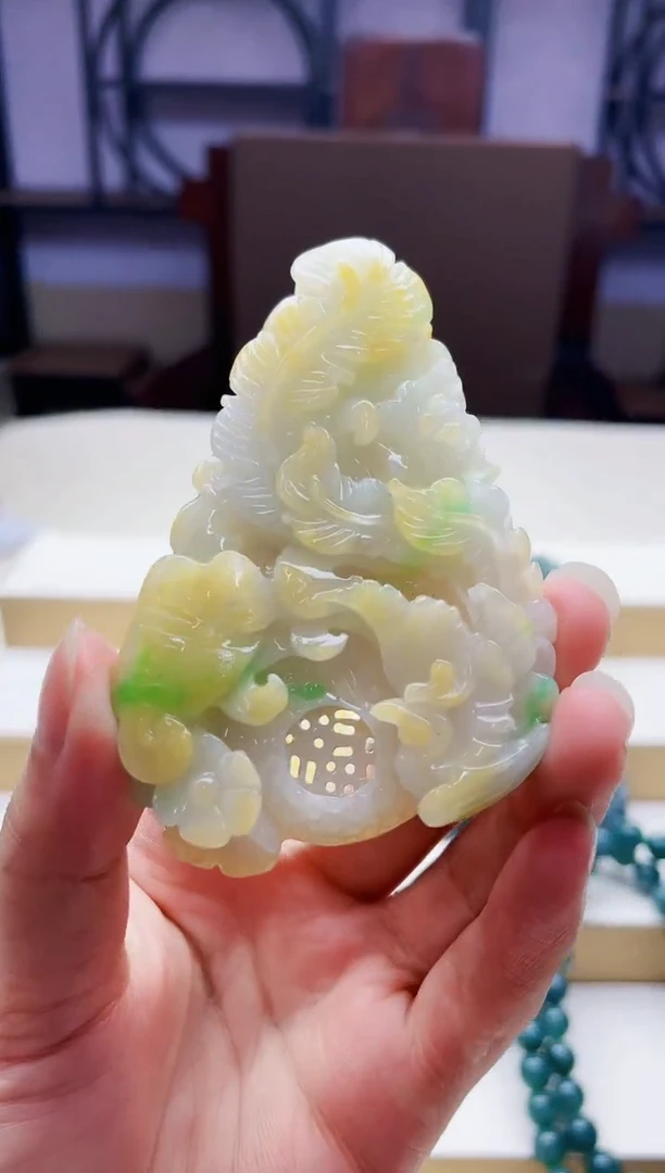 未镶嵌定制翡翠毛货09220656