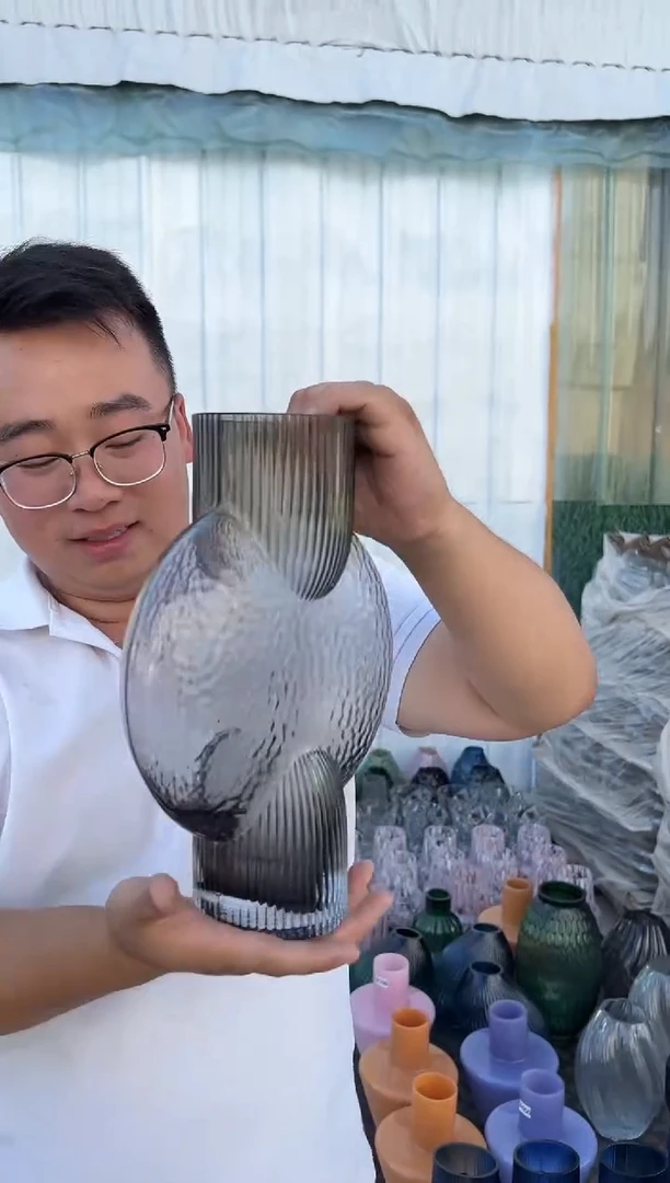 玻璃花瓶用于客厅桌面插花装饰
