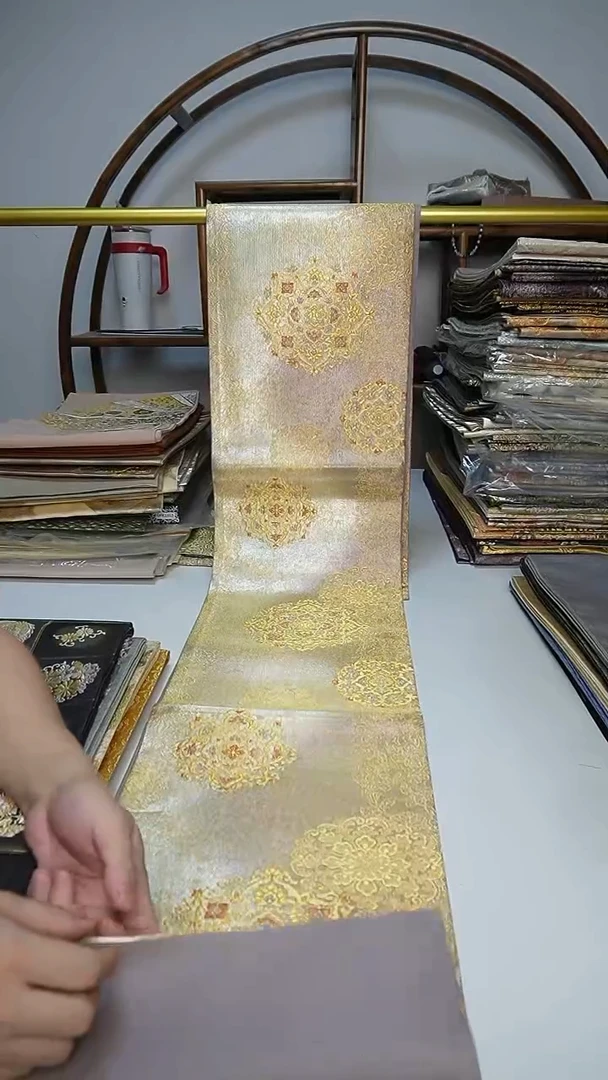 织绣52西阵织六通宝相花
