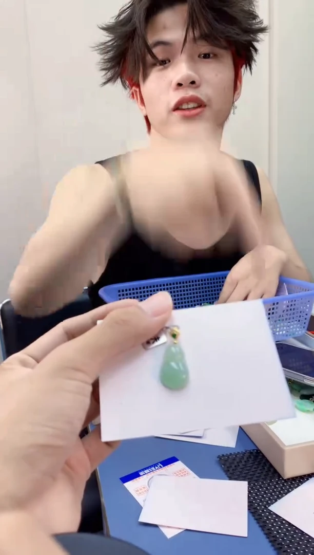 翡翠未镶嵌颈饰       1