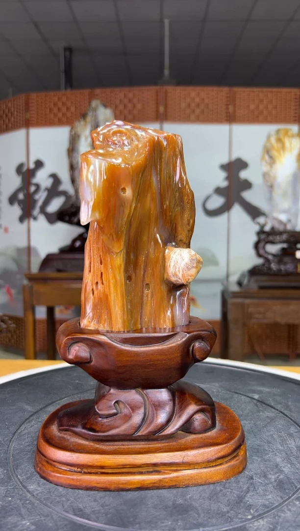 未镶嵌珠宝奇石硅化玉1