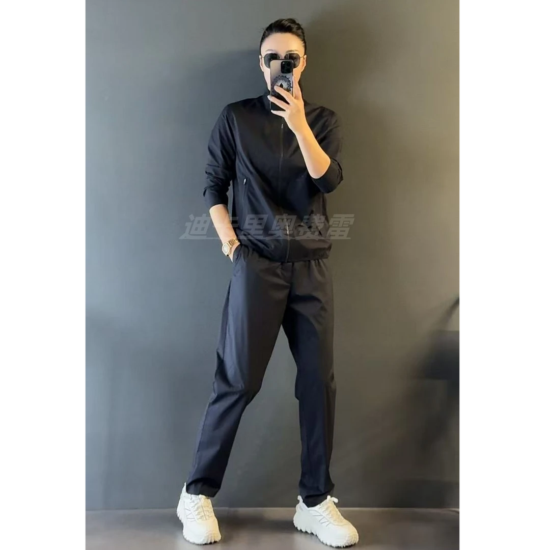 迪卡里奥费雷男士户外套装52TZ903A/B夏季时尚UV防晒皮拼接感套装